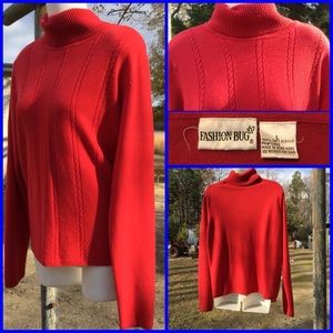 Soft Mock Turtleneck, sz 14